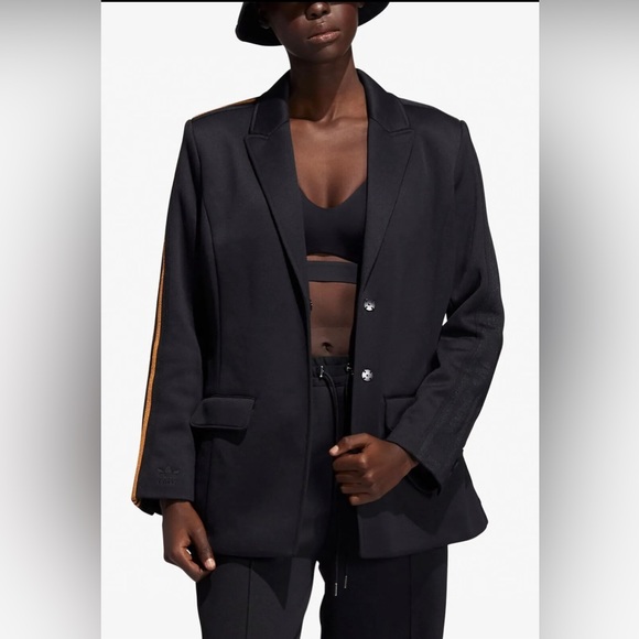 Adidas Ivy Park suit jacket black plus size 3X-4X - Picture 3 of 11